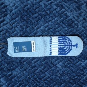 Menorah Hanukkah Cozy Socks For Women From Old Navy, New With Tags